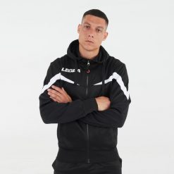 Kurtka rozgrzewkowa Damska Bieganie Turchia Czarny-Biały. Białe kurtki sportowe damskie Legea, xs, bez wzorów, z materiału, bez kaptura, do biegania. Za 96.00 zł.
