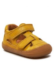 Froddo Sandały Ollie Sandal G2150186-4 M Żółty. Żółte sandały chłopięce Froddo, ze skóry, bez zapięcia. Za 229.99 zł.