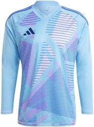 Koszulka bramkarska męska adidas Tiro 24 Competition Long Sleeve jasnoniebieska IN0410. Niebieskie bluzki z długim rękawem męskie Adidas, m, bez wzorów, bez kołnierzyka. Za 170.83 zł.