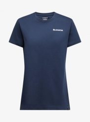 Koszulka z nadrukiem damska La Sportiva Moon Rock T-Shirt. Niebieskie t-shirty damskie La Sportiva, s, bez wzorów, z bawełny, eleganckie, bez kołnierzyka. Za 170.49 zł.