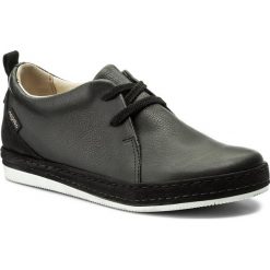 Półbuty NAGABA - 3811 Czarny Rustic. Półbuty damskie Nagaba, z nubiku. W wyprzedaży za 189.00 zł.