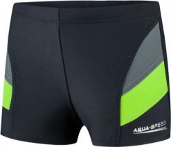 Aqua-Speed Kąpielówki chłopięce, dziecięce, młodzieżowe ANDY Aqua-Speed Kolor grafitowo-zielony. Szara kąpielówki dla chłopców Aqua-Speed, bez wzorów. Za 46.00 zł.