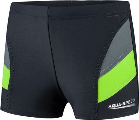 Aqua-Speed Kąpielówki chłopięce, dziecięce, młodzieżowe ANDY Aqua-Speed Kolor grafitowo-zielony. Szara kąpielówki dla chłopców Aqua-Speed, bez wzorów. Za 46.00 zł.