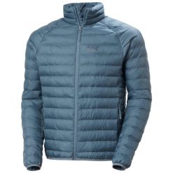 Kurtka z kapturem Helly Hansen Banff. Niebieskie kurtki snowboardowe męskie Helly Hansen, m, bez wzorów, z puchu, z kapturem, narciarskie. Za 799.00 zł.