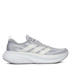 Buty do biegania adidas. Szare obuwie sportowe damskie Adidas, bez wzorów, do biegania. Za 486.99 zł.