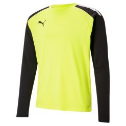 Koszulka bramkarska męska Puma teamPACER GK LS. Czarne koszulki sportowe męskie Puma, m, bez wzorów, bez kołnierzyka, bez ramiączek, do piłki nożnej. Za 165.82 zł.