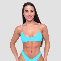 Góra od bikini damska pływanie z ramiączkami HAWAII Lagoon. Niebieskie bikini damskie GYMBEAM, s, bez wzorów. Za 109.90 zł.