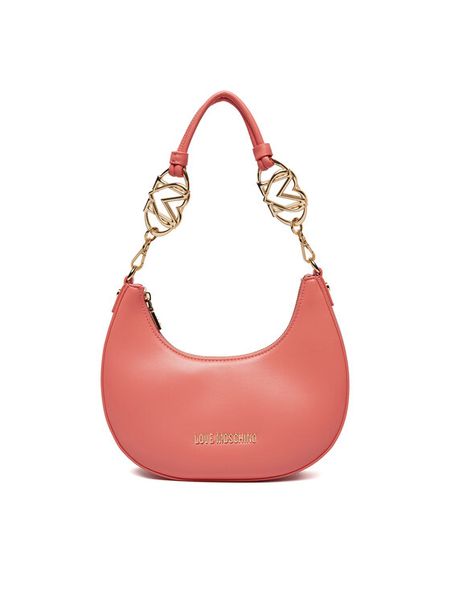 LOVE MOSCHINO Torebka JC4048PP1MLF0464 Koralowy. Pomarańczowe torebki do ręki damskie Love Moschino, bez wzorów, ze skóry, bez dodatków. Za 499.99 zł.