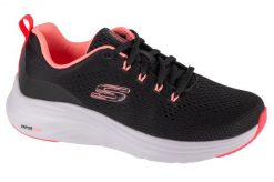 Buty do chodzenia damskie Skechers 150024WBC. Czarne obuwie sportowe damskie Skechers, bez wzorów, z materiału, trekkingowe. Za 259.99 zł.