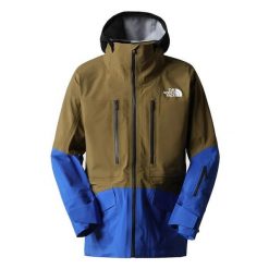 Męska kurtka narciarska The North Face. Brązowe kurtki snowboardowe męskie The North Face, l, bez wzorów, z materiału, bez kaptura, narciarskie. Za 3,337.99 zł.