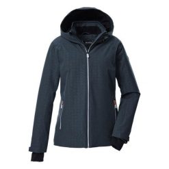Damska kurtka narciarska Killtec KSW 33. Niebieskie kurtki snowboardowe damskie KILLTEC, bez wzorów, bez kaptura, narciarskie. Za 851.50 zł.