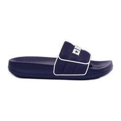 Męskie Klapki Big Star RR174A045 Granatowe niebieskie. Niebieskie klapki męskie eleganckie. Za 131.88 zł.