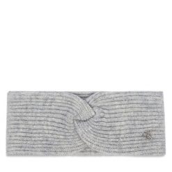 Opaska materiałowa Calvin Klein. Szare czapki i kapelusze damskie Calvin Klein, bez wzorów, z materiału. Za 169.99 zł.