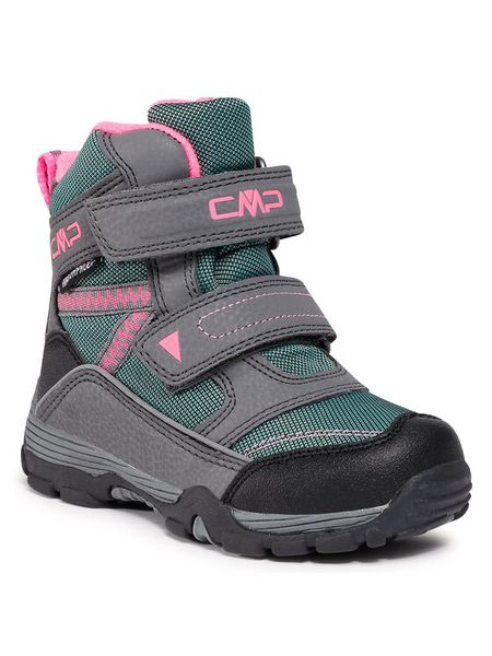 CMP Śniegowce Kids Pyry Snow Boot Wp 38Q4514 Szary. Szare buty zimowe chłopięce CMP, bez wzorów, ze skóry, bez zapięcia. Za 189.00 zł.