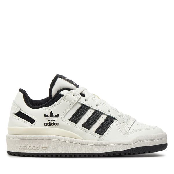 Sneakersy adidas. Białe półbuty dziewczęce Adidas, bez wzorów, bez zapięcia. Za 279.99 zł.