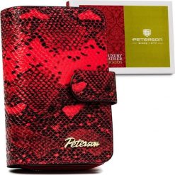 Peterson Kompaktowy Portfel Damski Z Egzotycznym Wzorem. Portfele damskie Peterson, bez wzorów. Za 185.42 zł.