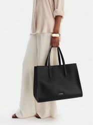 GINO ROSSI Torebka LA224-19154 Czarny. Czarne torebki do ręki damskie Gino Rossi, bez wzorów, ze skóry, bez dodatków. Za 559.99 zł.