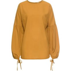 Bluzka bonprix miodowy. Bluzki damskie marki bonprix. Za 69.99 zł.
