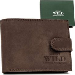 Always Wild Klasyczny, skórzany portfel męski na zatrzask - Always Wild NoSize. Portfele męskie Always Wild, bez wzorów. Za 89.91 zł.