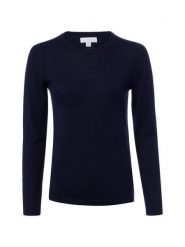 Brookshire Sweter z dzianiny merino Kobiety Wełna niebieski, M. Niebieskie swetry damskie brookshire, m, bez wzorów, z dzianiny, klasyczne, bez kołnierzyka, bez ramiączek, bez kaptura. Za 249.95 zł.