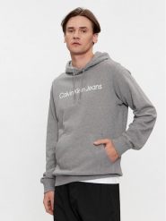 Calvin Klein Jeans Bluza J30J322551 Szary Regular Fit. Szare bluzy męskie Calvin Klein Jeans, m, bez wzorów, z bawełny, bez kaptura. Za 379.99 zł.