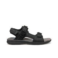 Sandały Geox Spherica EC5 B. Czarne sandały męskie Geox, z gumy, bez zapięcia. Za 332.99 zł.