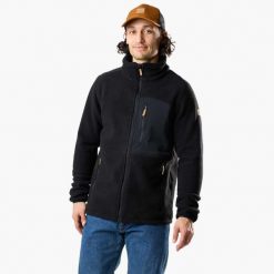 Bluza polarowa rozpinana Turystyka Męska Swedemount Nordkap Pile Jacket. Czarne bluzy męskie SWEDEMOUNT, l, bez wzorów, z materiału, bez kaptura. Za 359.99 zł.