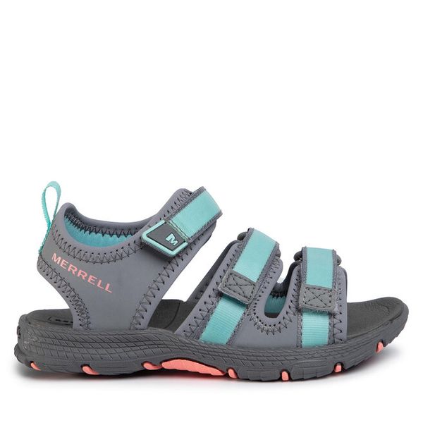 Sandały Merrell. Szare sandały dziewczęce Merrell, bez zapięcia. Za 139.99 zł.