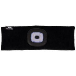 Trespass Osten - Opaska na głowę z oświetleniem LED, czarna. Czarne czapki i kapelusze damskie Trespass, bez wzorów. Za 213.99 zł.