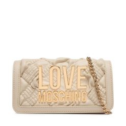 Torebka LOVE MOSCHINO. Białe torebki do ręki damskie Love Moschino, bez wzorów, wizytowe, bez dodatków. Za 669.99 zł.