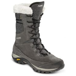 Buty zimowe damskie Meindl Fontanella Lady II GTX z membraną Gore-Tex. Szare trekkingi damskie Meindl, na zimę, przed kolano, trekkingowe, gore-tex. Za 1,104.15 zł.