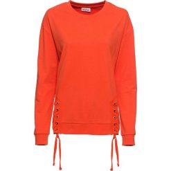 Bluza ze sznurowaniem, długi rękaw bonprix mandarynkowy. Bluzy damskie marki KALENJI. Za 49.99 zł.