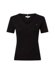 Tommy Hilfiger Koszulka Kobiety Bawełna czarny, M. Czarne t-shirty damskie Tommy Hilfiger, m, bez wzorów, z bawełny, bez kołnierzyka. Za 179.95 zł.