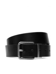 Calvin Klein Pasek Casual Roller Buckle 35Mm Adj/Re LV04D7103G Czarny. Czarne paski damskie Calvin Klein, bez wzorów, ze skóry, casualowe. Za 289.99 zł.
