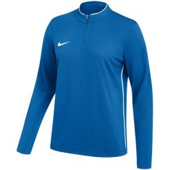 Nike Dri-FIT Park 26 Drill Top damska bluza treningowa. Niebieskie bluzy damskie Nike, bez wzorów, z poliesteru, bez kaptura, dri-fit (nike). Za 115.99 zł.
