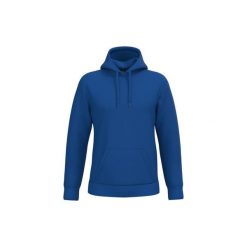 Bluza z kapturem z czesanej bawełny Kariban. Niebieskie bluzy męskie KARIBAN, xl, bez wzorów, z bawełny, z kapturem. Za 155.00 zł.