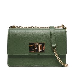 Torebka Furla. Zielone torebki do ręki damskie Furla, bez wzorów, wizytowe, bez dodatków. Za 1,619.00 zł.