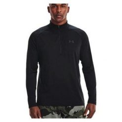 Bluza fitness męska Under Armour Tech 2.0 1/2 Zip. Czarne bluzy męskie Under Armour, m, bez wzorów, bez kaptura. Za 130.99 zł.