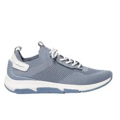 Buty sportowe damskie TBS Jellina. Niebieskie obuwie sportowe damskie TBS, bez wzorów, z materiału, do biegania. Za 428.40 zł.