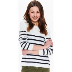 SWETER DAMSKI W PASKI, Z SUWAKIEM NA PLECACH. Swetry damskie TROLL. W wyprzedaży za 39.99 zł.