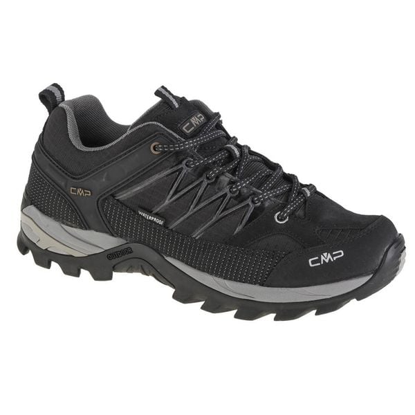 Buty trekkingowe męskie CMP Rigel Low Wp. Czarne trekkingi męskie CMP, na lato, outdoorowe. Za 349.99 zł.