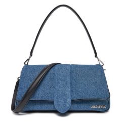 Torebka JACQUEMUS. Niebieskie torebki do ręki damskie JACQUEMUS, bez wzorów, klasyczne, bez dodatków. Za 4,299.00 zł.