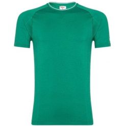 Koszulka męska Wilson Team Seamless Crew. Zielone koszulki sportowe męskie Wilson, m, bez wzorów, bez kołnierzyka, bez ramiączek. Za 265.00 zł.