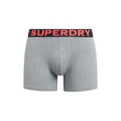 Bokserki Superdry Essential (x3). Szare bokserki męskie Superdry., m, bez wzorów, z bawełny. Za 182.45 zł.