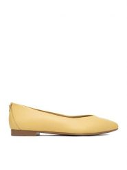 Lasocki Baleriny CEO-RST-KAJA-66 Żółty. Żółte baleriny damskie Lasocki, bez wzorów, ze skóry, bez obcasa. Za 149.99 zł.