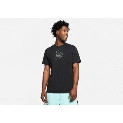 Koszulka męska nike air jordan jumpman 23 air tee black. Czarne koszulki sportowe męskie Nike, m, bez wzorów, bez kołnierzyka, bez ramiączek, do koszykówki. Za 149.00 zł.