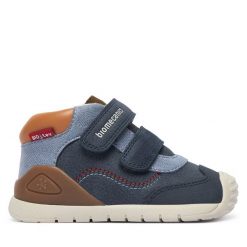 Sneakersy Biomecanics. Niebieskie trampki i tenisówki chłopięce Biomecanics, bez wzorów, bez zapięcia. Za 304.99 zł.