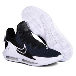 Buty koszykarskie męskie Nike Lebron Witness VI. Czarne buty sportowe męskie Nike, z materiału, bez zapięcia, do koszykówki. Za 665.00 zł.