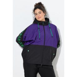 Damskie Kurtka funkcyjna kaptur oversize rękawy kimonowe. Fioletowe kurtki damskie Ulla Popken, plus size, bez wzorów, z materiału, bez kaptura. Za 599.99 zł.