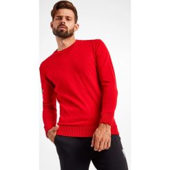 SWETER ICE PLAY. Czerwone swetry przez głowę męskie Ice Play, m, bez wzorów, z bawełny, bez kołnierzyka. Za 559.00 zł.